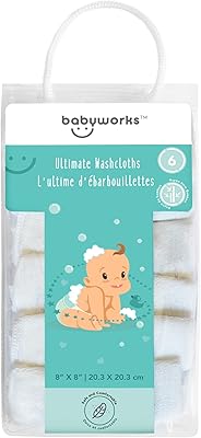 Serviettes en bambou baby works 6 pièces 1 pièce