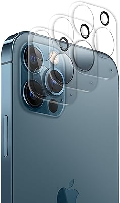Pack de 3 protecteurs d'objectif d'appareil photo itedel pour iphone 12 pro max