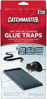 Pièges à colle professionnels catchmaster 402 pour souris, souris et serpent, naturel