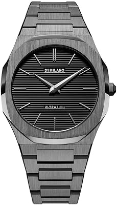 Montre analogique à cadran noir pour homme - utbj15, noir, noir