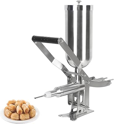 Machine de remplissage de churro manuelle commerciale, 4,5 l, 6 mm de diamètre