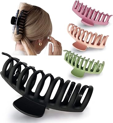 Grandes pinces à cheveux pour femmes et filles, grandes pinces à cheveux