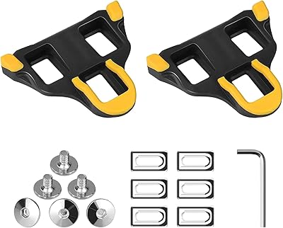 Jeu de pinces à crampons autobloquants spd (6 étapes) pour chaussures de vélo