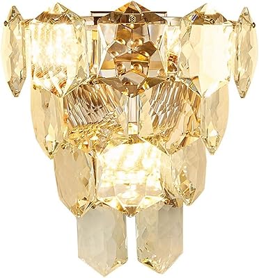 Applique murale en cristal lampe de luxe moderne décoration chambre à