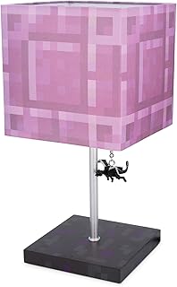Lampe de bureau minecraft nether portal avec poignée ender dragon |