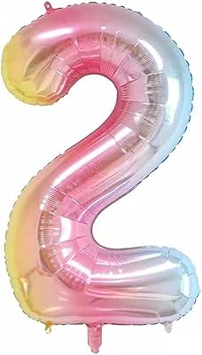 40" grands ballons à l'hélium de couleur dégradée, fournitures de décoration de fête