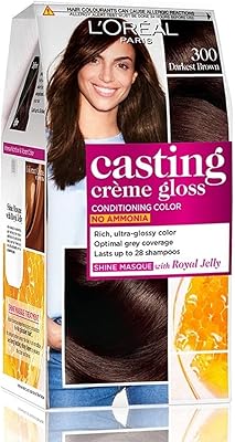 L'oréal paris casting crème gloss teinture capillaire châtain foncé 300 875g