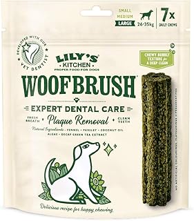 Lily's kitchen grand ensemble de brosses woof à mâcher pour dents de chien