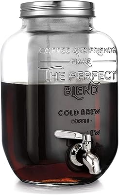 Porte-filtre à café sans fond - distributeur de café en verre froid arabest
