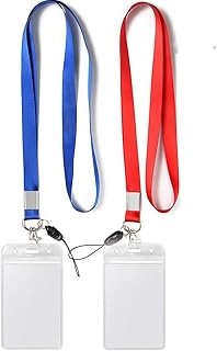 Enrouleur de badge rétractable noir porte-badge d'identification avec clip pour porte-cartes