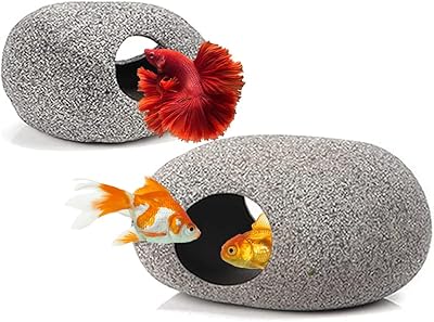 Ornement d'aquarium en céramique accessoires betta rock aquarium empilable de cichlidés de grotte