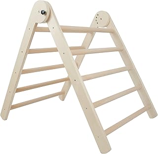 Jouet d'escalade triangulaire en bois de hêtre bb groundgram, jouets d'escalade d'intérieur pliables
