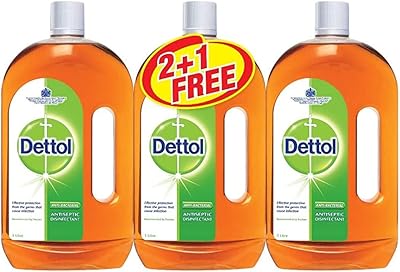 Nettoyant liquide multi-usages dettol, 3 * 1 litre