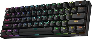 Clavier mécanique sans fil redragon 60% pro draconic k530 rgb bluetooth