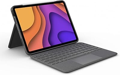 Étui clavier logitech folio touch pour ipad avec pavé tactile et connecteur intelligent