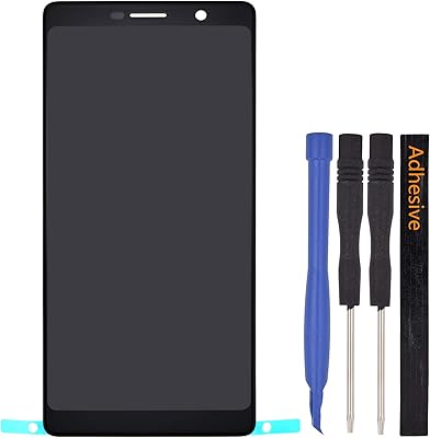 Ensemble de remplacement d'écran tactile lcd pour nokia 7 plus noir ta-1041 ta-1062