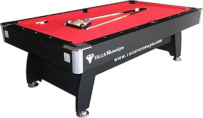 Table de billard yalla home game top notch de 2,3 mètres avec système