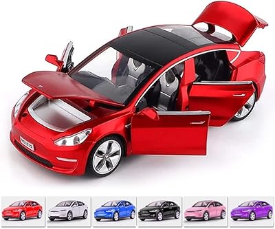 Voiture jouet à tirer modèle 3 l'échelle 1:32 avec son et lumière