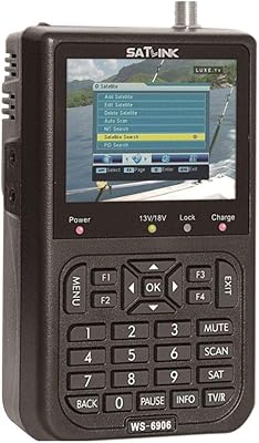 Récepteur de mesure de signal satellite numérique nano classic ws-6906 ws 6906, écran
