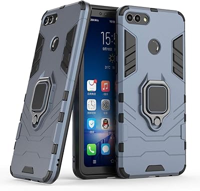 Coque de protection rigide antichoc avec anneau en métal et béquille compatible