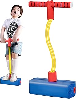 Pogo jumper en mousse pour enfants, bâtons sauteur d'entraînement grinçants pour les tout-petits