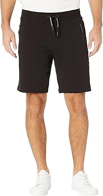 Short armani exchange french terry pour homme, nero, gris