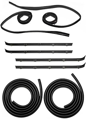 Willette kit de bandes de protection en caoutchouc pour porte avant et fenêtre