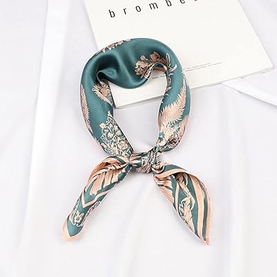 Foulard en soie pour femme, 100 % pure soie de mûrier, foulard carré