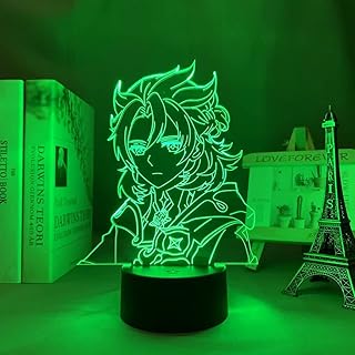 Veilleuse led genshin impact albedo game, décoration de chambre, cadeau d'anniversaire pour enfants