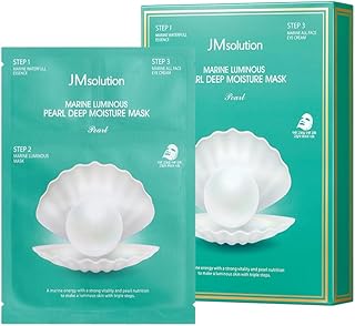 Masque d'hydratation profonde en 3 étapes jm solutions marine luminous pearl paquet