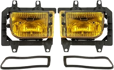 Golrc paire de phares antibrouillard avant gauche et droit kit de lentilles