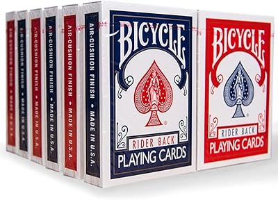 Cartes à jouer bicycle rider pack, 12 pièces (paquet de 1)