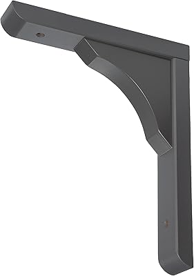 Ikea ramshult support d'étagère en bois gris foncé 18 x 22