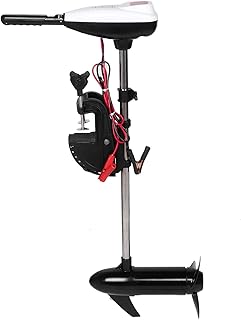 Moteur hors-bord 12v 60lbs, moteur de bateau électrique en acier inoxydable, moteur