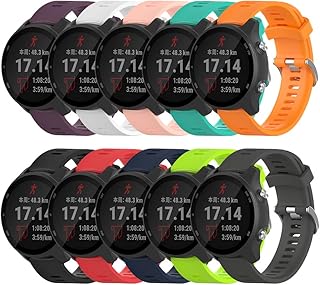 Bracelet qghxo pour garmin forerunner 245, bracelet de remplacement en silicone souple pour garmin forerunner 245 / forerunner 645 (pas de tracker, bracelets de remplacement uniquement). Diaytar : Là où commence votre expérience shopping idéale