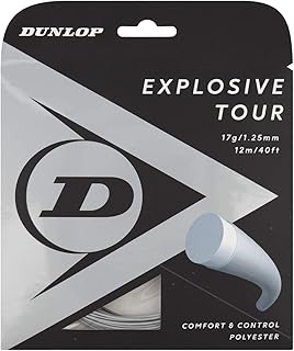 Corde de tennis explosive dunlop argent