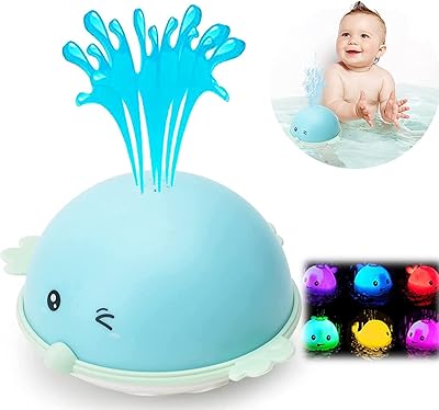 Jouet de bain pour bébé lumière led colorée avec jouet musical