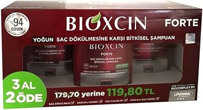 Shampoing anti-chute bioxcin forte - 3 pièces dans 1 boîte