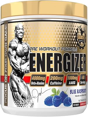 Dexter jackson signature series energizer (formule pré-entraînement) framboise bleue