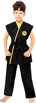 Amscan déguisement de karaté gi cobra kai pour enfants, costume d'arts martiaux