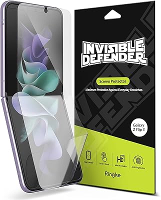 Protecteur d'écran invisible ringke (2 par paquet) compatible avec samsung galaxy
