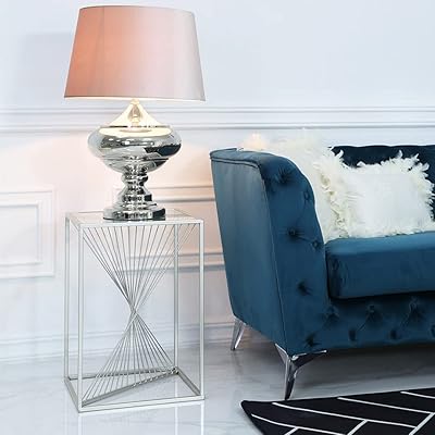 Vanity living table d'appoint en métal pour meubles de salon table