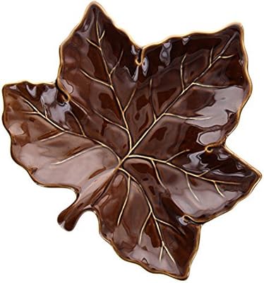 Bol à salade en céramique pottery barn maple leaf (10 pouces)