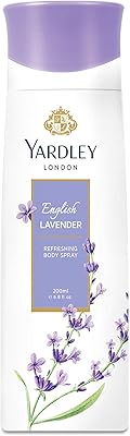 Spray corporel rafraîchissant à la lavande anglaise yardley avec un arôme relaxant