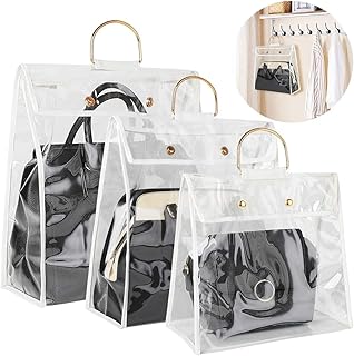 Organisateur de sac de rangement à suspendre avec fermeture éclair et poignée, housse anti-poussière (s&m&l ; blanc 3 pièces). Révolutionnez votre façon d'acheter avec Diaytar