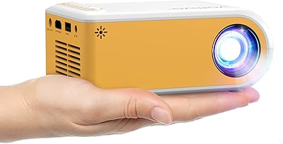 Mini projecteur portable cadeaux pour enfants de film supportant hd 1080p mini portable