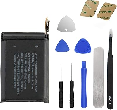 Kit de remplacement de batterie apple watch series 1 avec kit de réparation