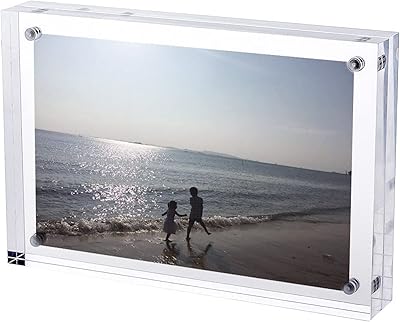 Cadre photo en acrylique a4 de tricky - cadre photo magnétique polyvalent