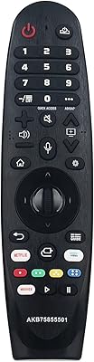 Allimity akb75855501 mr20ga magic télécommande de remplacement pour lg nanocell tv