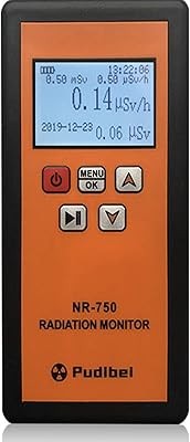 Détecteur de rayonnement nucléaire portable nr-750 écran lcd testeur domestique compteur
